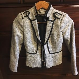 WHBM Tweed Military Blazer